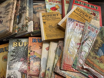 Lot 1721 - Box of Rupert Annuals and publications