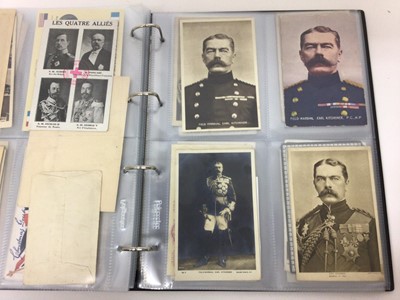 Lot 1435 - Postcard album of War memorials and other First World War interest cards
