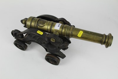 Lot 918 - Large late 19th century decorative cannon