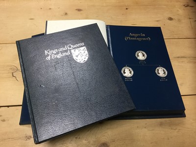 Lot 496 - G.B. - Silver medallion x 43 'The Kings and Queens Collection' and stamp first day covers 'Kings and Queens of England' (N.B. In books of issue) (1 medallion & 1 stamp set)