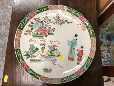 Lot 265 - Japanese figural charger