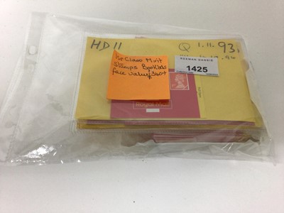 Lot 1425 - Stamps selection of mint 1st class definitive issues