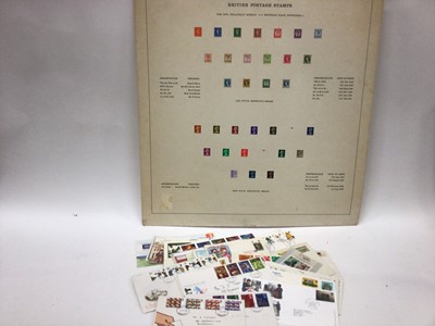 Lot 1447 - Stamps GB and Channel Islands including Jersey and First Day Covers plus some Cigarette cards 1930's onwards including Cricketers.