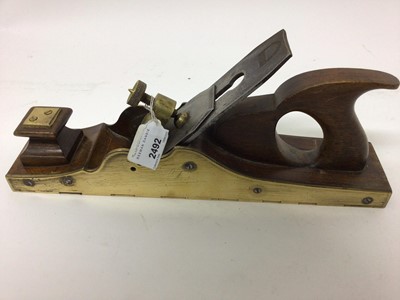 Lot 2492 - Western Works, 1850-1881 Henry Brown Jack Plane Brass