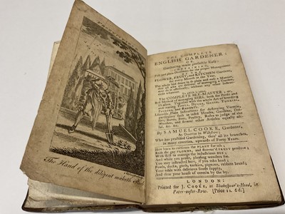 Lot 1739 - Samuel Cooke - The Complete English Gardener: or, Gardener's Monthly Chronicle...to which is added, The Compleat Bee-Master...