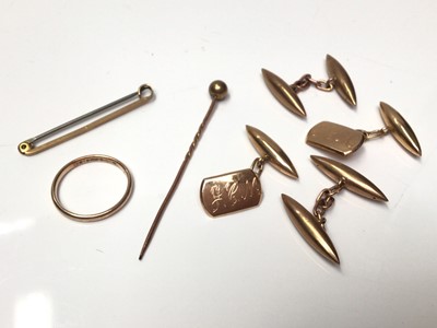 Lot 162 - Group 9ct rose gold jewellery