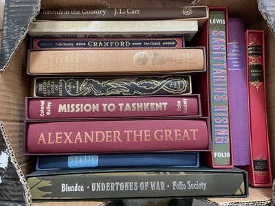 Lot 1761 - Box of Folio Society books