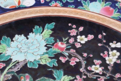 Lot 964 - Two late 19th century Japanese polychrome chargers