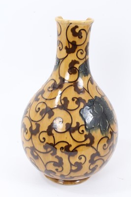 Lot 234 - Unusual Wedgwood earthenware bottle shaped vase, circa 1880
