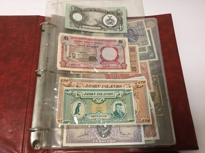 Lot 503 - World - Mixed banknotes to include issues from China, Germany, Japan, Russia and others, in two folders (122 banknotes)