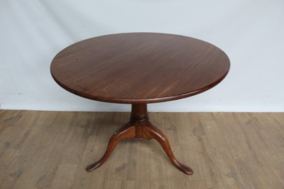 Lot 1350 - George III and later mahogany supper table