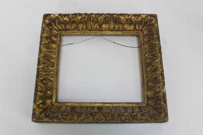 Lot 1199 - Antique carved giltwood frame