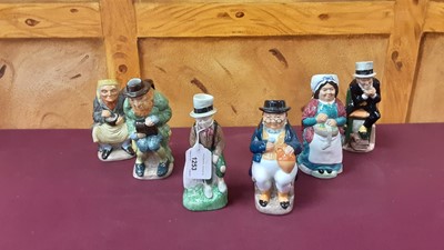 Lot 1253 - Set of twelve Wood & Sons Dickens character jugs