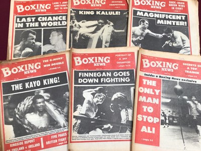 Lot 1474 - Large quantity of 'Boxing News' publications circa late 70s to early 80s