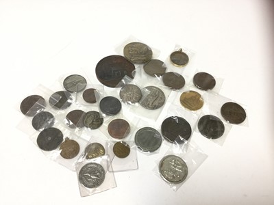 Lot 511 - World - Mixed 19th - 20th century AE Medallions to include G.B. Victorian, with some scarcer issues noted, various grades but generally F-GVF (29 medallions)