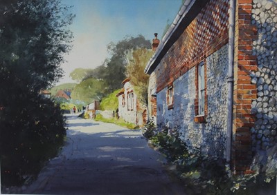 Lot 1102 - *Jeremy Barlow (b.1945) watercolour, Norfolk scene.