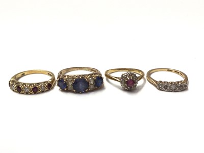 Lot 275 - Four rings
