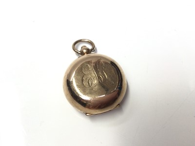 Lot 243 - Edwardian 9ct gold sovereign case, (Birmingham 1901), 15.3 grams