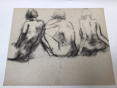 Lot 1501 - Collection of nude/portrait drawings by Peter Collins (approx 43)