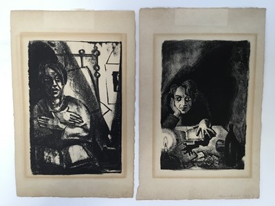 Lot 265 - Pearl Binder (1904-1990) pair of lithographs - signed in pencil 1927