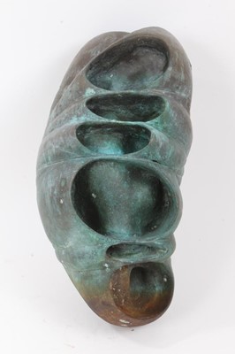 Lot 757 - Claudio Capotondi (b. 1937) bronze sculpture, untitled, signed and dated 69