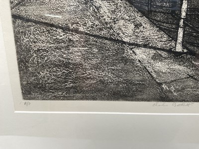 Lot 224 - Charles Bartlett (1921-2014), etching - Old Drifter