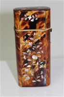 Lot 879 - Regency blond tortoiseshell and mother of...