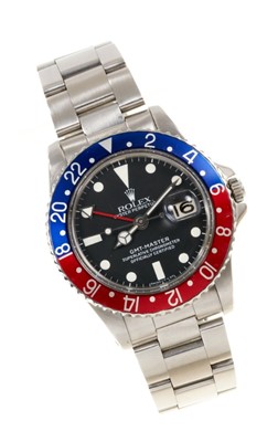 Lot 650 - Rolex GMT Master Pepsi Bezel