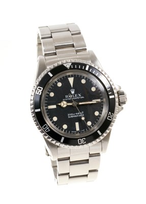 Lot 651 - Rolex Submariner Model No, 5513