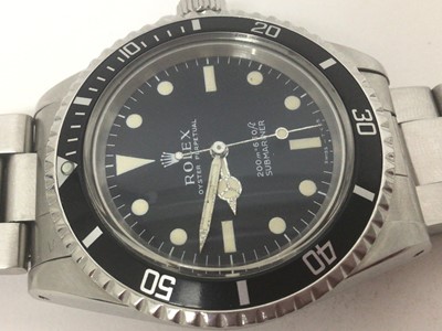 Lot 651 - Rolex Submariner Model No, 5513