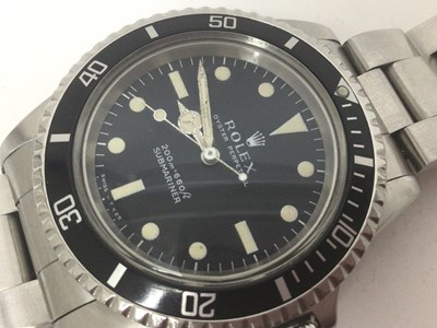 Lot 651 - Rolex Submariner Model No, 5513