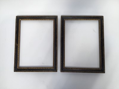 Lot 177 - Pair of 19th century Hogarth picture frames to take works 27cm 37cm
