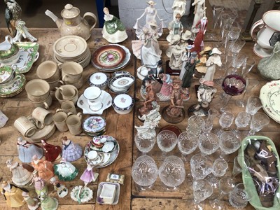 Lot 44 - Group of china and glass