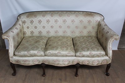 Lot 1423 - Good quality Victorian mahogany framed sofa