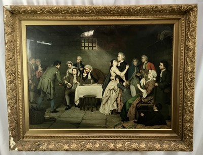 Lot 531 - Ernest Gustave Girardot, chromolithograph in gilt frame