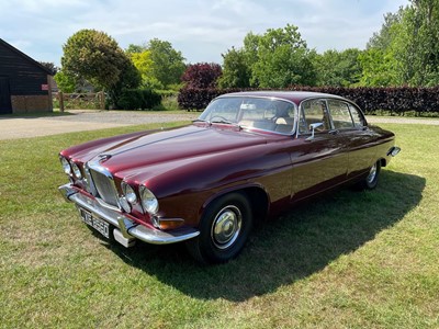 Lot 9 - 1966 Jaguar MK10 saloon, Reg. No.  JXE856D, rare manual transmission with overdrive and believed only three owners from new.