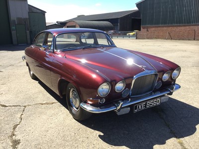Lot 9 - 1966 Jaguar MK10 saloon, Reg. No.  JXE856D, rare manual transmission with overdrive and believed only three owners from new.