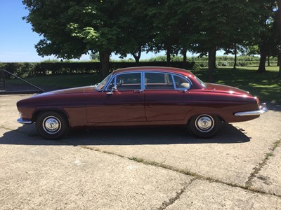 Lot 9 - 1966 Jaguar MK10 saloon, Reg. No.  JXE856D, rare manual transmission with overdrive and believed only three owners from new.