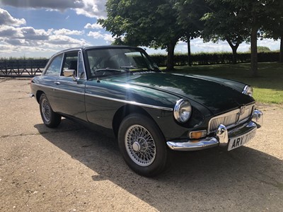 Lot 12 - 1978 MGB GT, 1.8 petrol, manual, Reg. No. ARY 770T, finished in metallic green with charcoal cloth interior.
