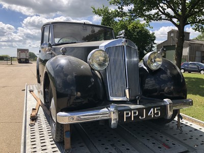 Lot 2 - 1951 Triumph Renown Saloon, 2088cc straight four petrol, 3 speed manual, Reg. No. PPJ 45, finished in black with tan leather interior