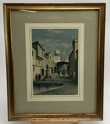 Lot 236 - A Lewis (early 20th century) pair of watercolours - Orientalist scenes