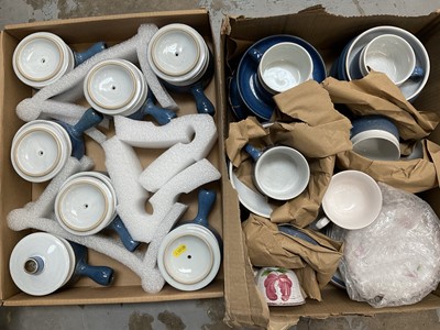 Lot 246 - Denby style pottery - two boxes