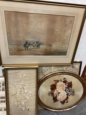 Lot 248 - After David Cox - 19th century watercolour and sundry pictures