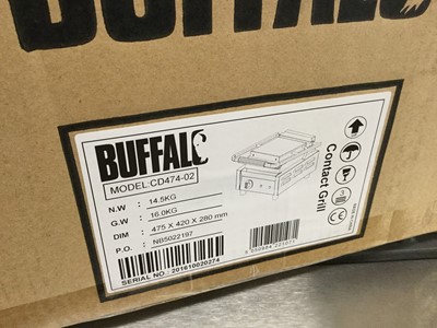 Lot 3 - New Buffalo Contact Grill, model no. CD474-02, unused and in original box