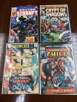 Lot 1700 - Four early DC and Marvel comics, together with more modern comics