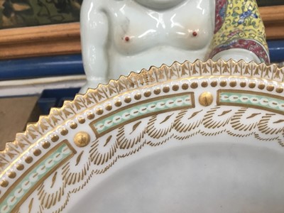 Lot 163 - Pair of Royal Copenhagen porcelain dishes painted with game birds.