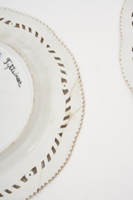 Lot 143 - Three Royal Copenhagen Flora Danica dishes of various shapes.