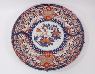 Lot 161 - Large 19th century Japanese Imari charger