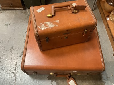 Lot 130 - Two Samsonite leather cases.