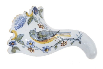Lot 140 - Liverpool delft wall pocket Liverpool